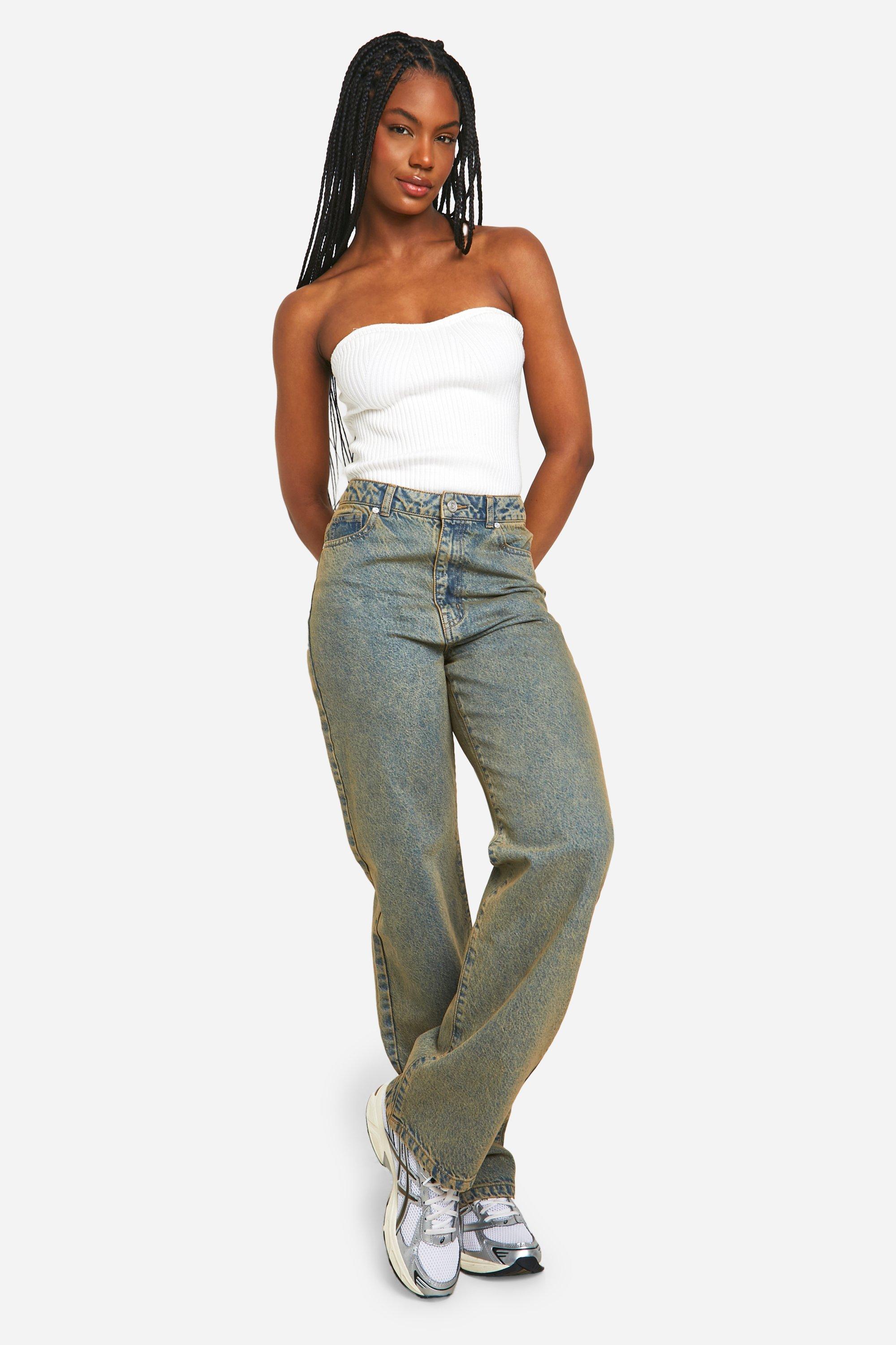 Boohoo tall jeans hot sale